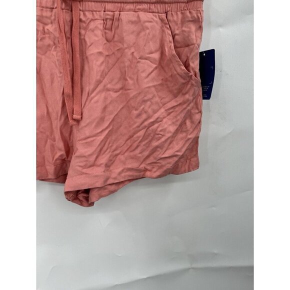 Hurley Shorts Women Large Pink Drawstring Summer Beach Resortwear Summer NEW - Picture 10 of 10